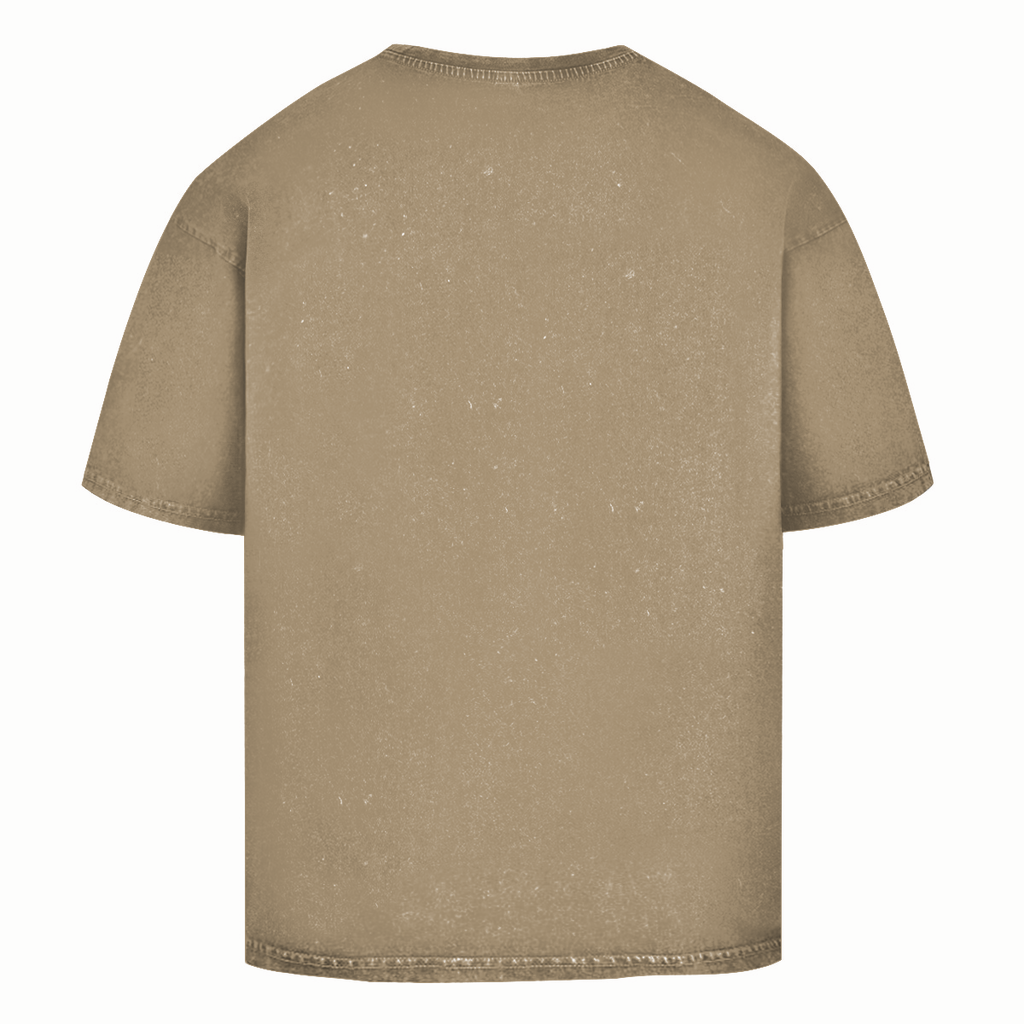 Oversize Washed T-Shirt weiss