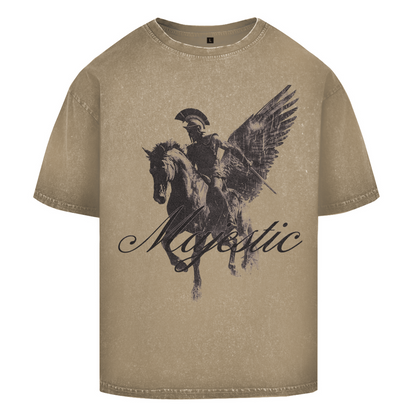 Oversize Washed T-Shirt weiss